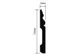 Плинтус напольный HIWOOD B126