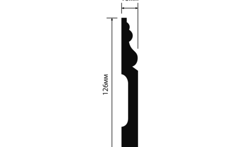 Плинтус напольный HIWOOD B126