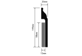 Плинтус напольный HIWOOD B150
