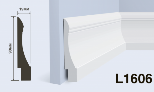 HIWOOD - Плинтус напольный HIWOOD L1606 Плинтус напольный HIWOOD L1606