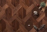 AlixFloor Инженерная и паркетная доска Coswick Кофейное зерно Американский Орех Натуральный