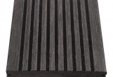 Полнотелая террасная доска из ДПК UNODECK SOLID цвет ГРАФИТ