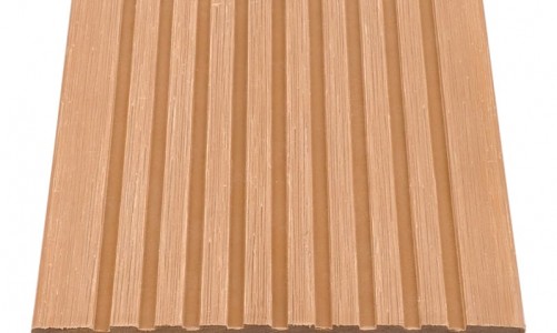 Полнотелая террасная доска из ДПК UNODECK SOLID цвет ОРЕХ
