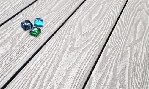 Terrapol - Террасная доска полнотелая из ДПК ТЕРРАПОЛ СМАРТ 3D Дуб белёный Террасная доска полнотелая из ДПК ТЕРРАПОЛ СМАРТ 3D Дуб белёный