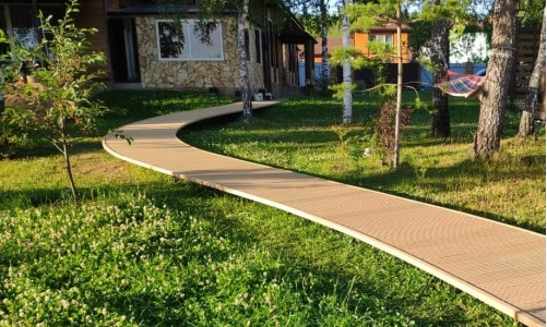 Террасная доска из ДПК полнотелая с пазом ТЕРРАПОЛ КЛАССИК ПАЛУБА Дуб севилья