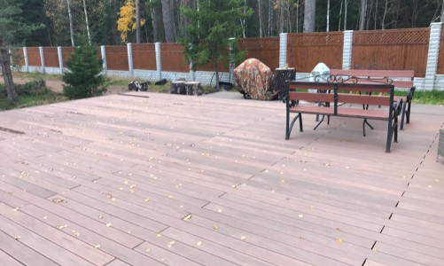 Террасная доска из ДПК CM DECKING MIX мербау