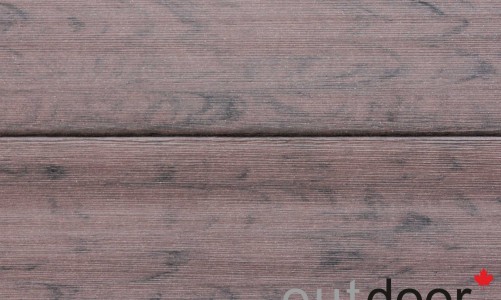 Доска заборная из ДПК Outdoor Ромбус браш коричневая микс