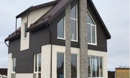 Фасадная панель из ДПК Ecodeck ПЛАНКЕН БРАЙТ 2D КАНТРИ ВЕНГЕ