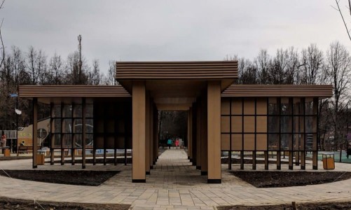 Фасадная панель из ДПК Ecodeck ПЛАНКЕН БРАЙТ 3D ДУБ