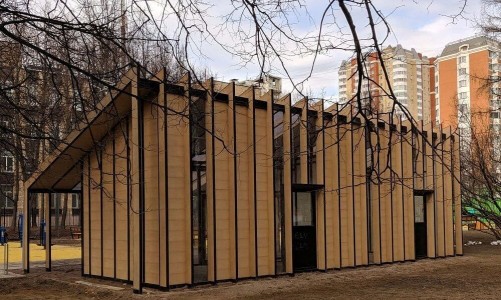 Фасадная панель из ДПК Ecodeck ПЛАНКЕН БРАЙТ 3D ДУБ