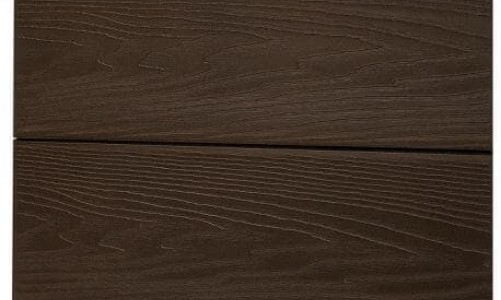 Фасадная панель из ДПК Ecodeck ПЛАНКЕН БРАЙТ 3D ШОКОЛАД