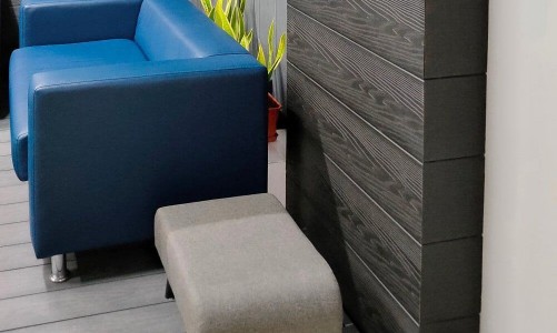 Фасадная панель из ДПК Ecodeck ПЛАНКЕН БРАЙТ 3D ВЕНГЕ