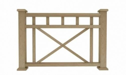 Ограждение из ДПК Woodvex Д1 натуральный