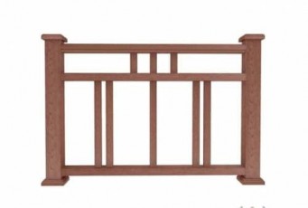 Ограждение из ДПК Woodvex Г1 терракот
