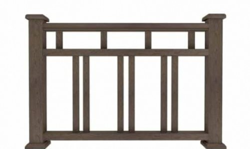 Woodvex - Ограждение из ДПК Woodvex В1 коричневый Ограждение из ДПК Woodvex В1 коричневый