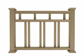 Ограждение из ДПК Woodvex В1 натуральный