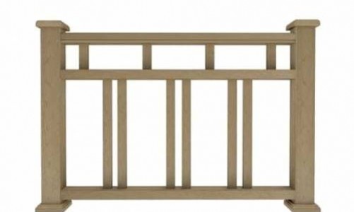 Ограждение из ДПК Woodvex В1 натуральный
