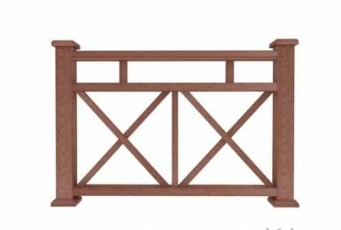 Ограждение из ДПК Woodvex Ж1 терракот