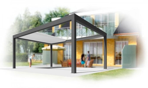 Пергола со сдвижными ламелями Bioclimatic B700-18C