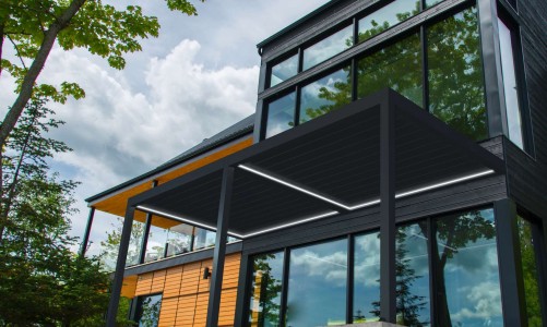 Пергола со сдвижными ламелями Bioclimatic B700-18C