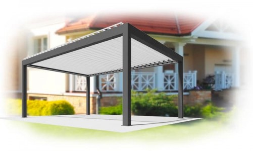 Пергола со сдвижными ламелями Bioclimatic B700-20C