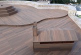 Bruggan - Полнотелая террасная доска из ДПК BRUGGAN MULTICOLOR Французская палуба WENGE 140 мм Полнотелая террасная доска из ДПК BRUGGAN MULTICOLOR Французская палуба WENGE 140 мм