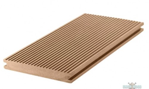 Полнотелая террасная доска из ДПК CM DECKING SOLID дуб