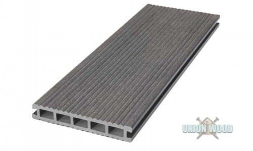 Dortmax - Террасная доска из ДПК DORTMAX VELVET BAROCCO черная Террасная доска из ДПК DORTMAX VELVET BAROCCO черная