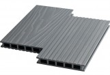 Ecodeck - Террасная доска из ДПК двухсторонняя Ecodeck БРАЙТ МАКС КАНТРИ 3D СЕРЫЙ ДЫМ Террасная доска из ДПК двухсторонняя Ecodeck БРАЙТ МАКС КАНТРИ 3D СЕРЫЙ ДЫМ