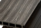 Террасная доска из ДПК двухсторонняя Ecodeck БРАЙТ МАКС ШАЛЕ 2D ШОКОЛАД
