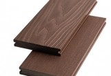 Террасная доска из ДПК двухсторонняя Ecodeck БРАЙТ МАССИВ 3D КАШТАН
