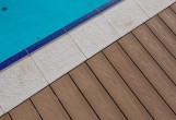 Террасная доска из ДПК двухсторонняя Ecodeck БРАЙТ МАССИВ 3D КАШТАН