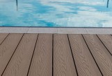 Террасная доска из ДПК двухсторонняя Ecodeck БРАЙТ МАССИВ 3D КАШТАН