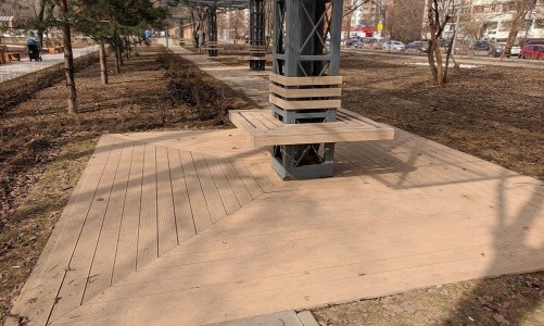 Террасная доска из ДПК двухсторонняя Ecodeck БРАЙТ ВЕЛЬВЕТ КАНТРИ ПШЕНИЧНЫЙ
