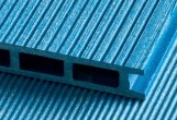 Террасная доска из ДПК двухсторонняя Ecodeck БРАЙТ ВЕЛЬВЕТ ШАЛЕ СИНИЙ