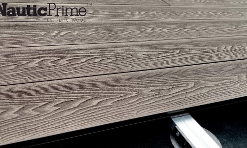 Террасная доска из ДПК NauticPrime (Middle) Esthetic Wood Коричневый