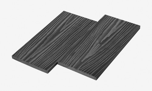 RusDecking - Заборная доска UnoDeck Forte 140х12 мм графит Заборная доска UnoDeck Forte 140х12 мм графит