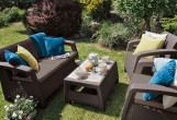 Keter - Лаунж зона Keter Corfu Set коричневый Лаунж зона Keter Corfu Set коричневый