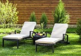 Раскладной лежак для пляжа Joygarden Milano коричневый