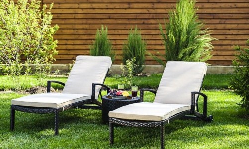 Раскладной лежак для пляжа Joygarden Milano коричневый
