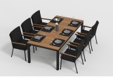 Gardenini - Обеденная зона Gardenini Bella Calma S 220 Цвет: Карбон, чёрный Обеденная зона Gardenini Bella Calma S 220 Цвет: Карбон, чёрный