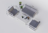 Лаунж зона Gardenini Villino White