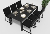 Gardenini - Стол Gardenini Malia Black 200 Стол Gardenini Malia Black 200