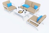 Лаунж зона Ideal Patio Estivo Цвет: белый, бежевый