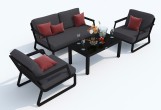 IdealPatio - Лаунж зона Ideal Patio Estivo Цвет: карбон, антрацит Лаунж зона Ideal Patio Estivo Цвет: карбон, антрацит