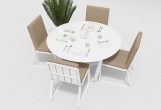Стул Gardenini Vogle White beige