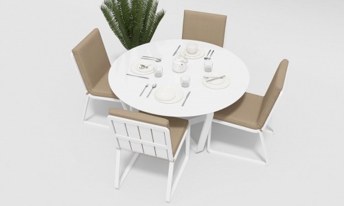 Стул Gardenini Vogle White beige