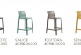 Стул полубарный Nardi Net Stool Mini Цвет: коралловый