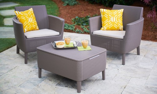 Keter - Лаунж зона Keter Salemo balcony set капучино Лаунж зона Keter Salemo balcony set капучино