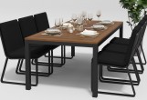Gardenini - Обеденная зона Gardenini Bella Carbon Voglie 220 Цвет: Черный Обеденная зона Gardenini Bella Carbon Voglie 220 Цвет: Черный